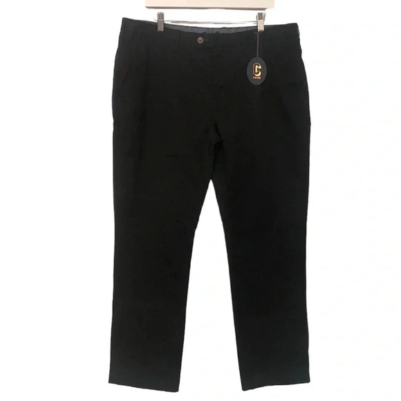 Ted Baker London Class Fit Black Chinos Sz 38x32 NWT - Picture 1 of 13